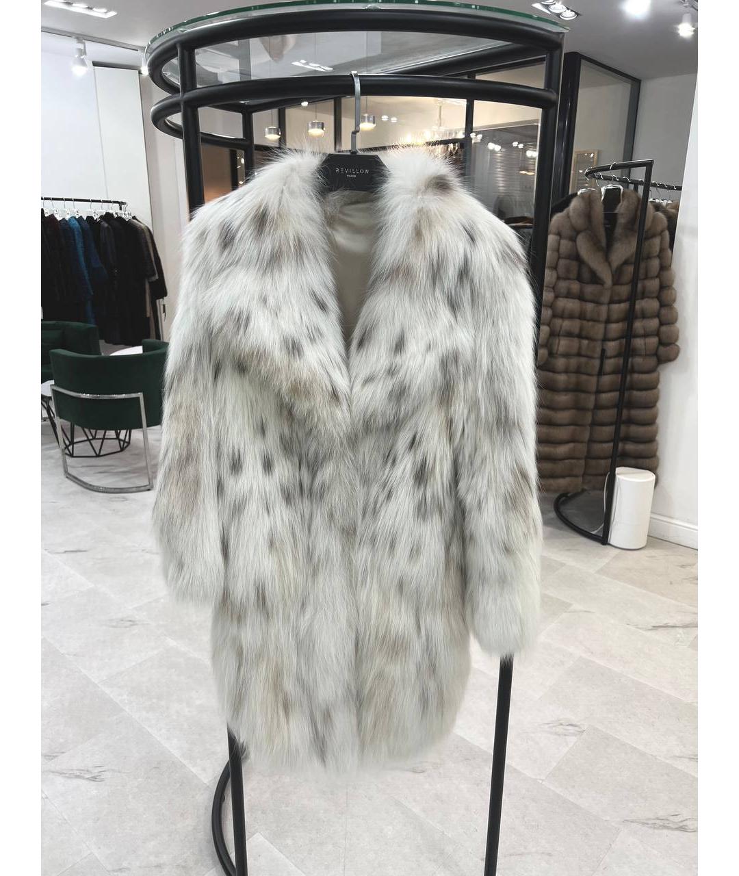 WANGER Серая меховая шуба, фото 6