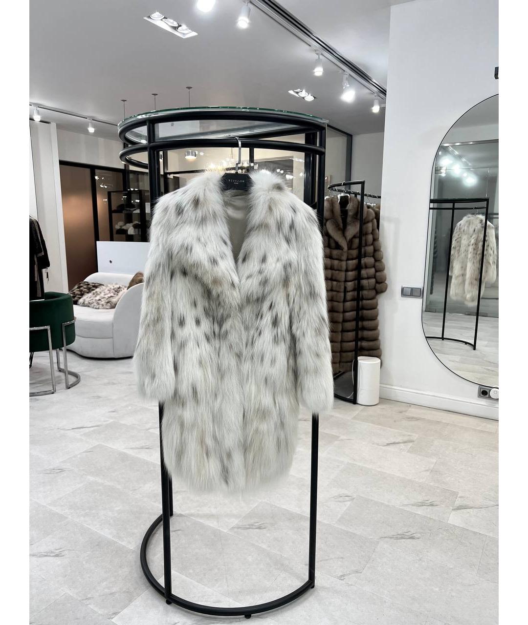 WANGER Серая меховая шуба, фото 3