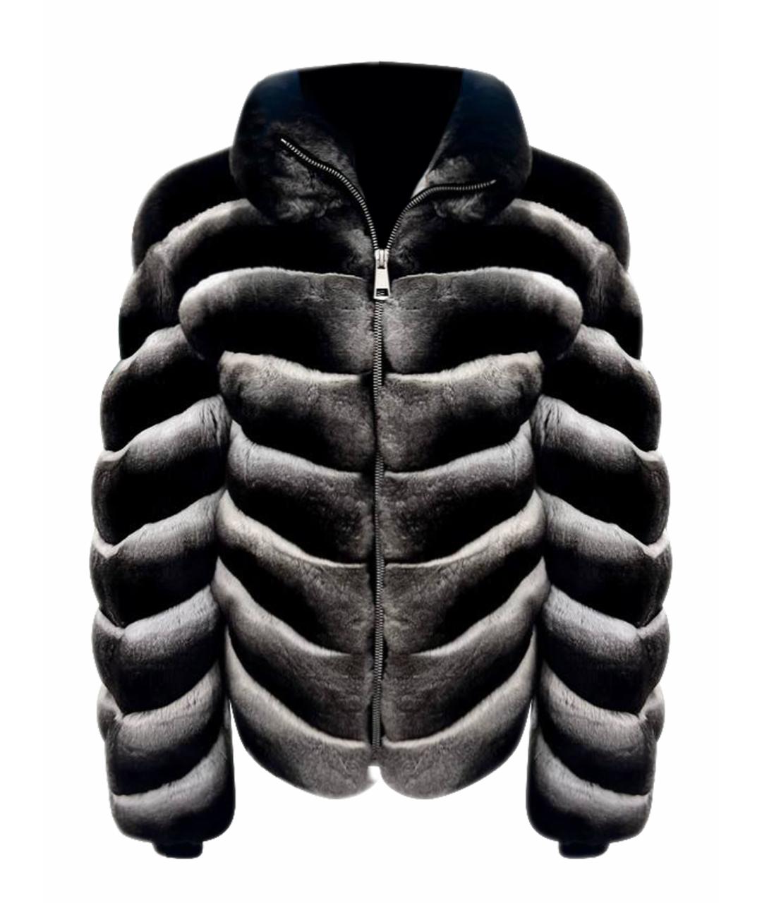 WANGER Серая меховая шуба, фото 1