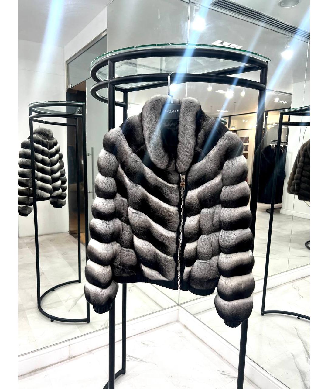 WANGER Серая меховая шуба, фото 5