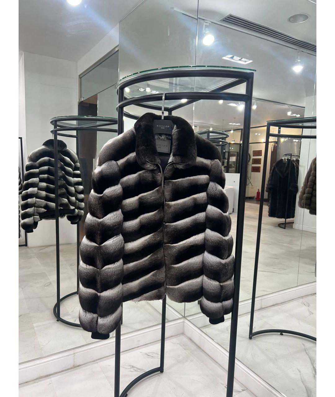 WANGER Серая меховая шуба, фото 6