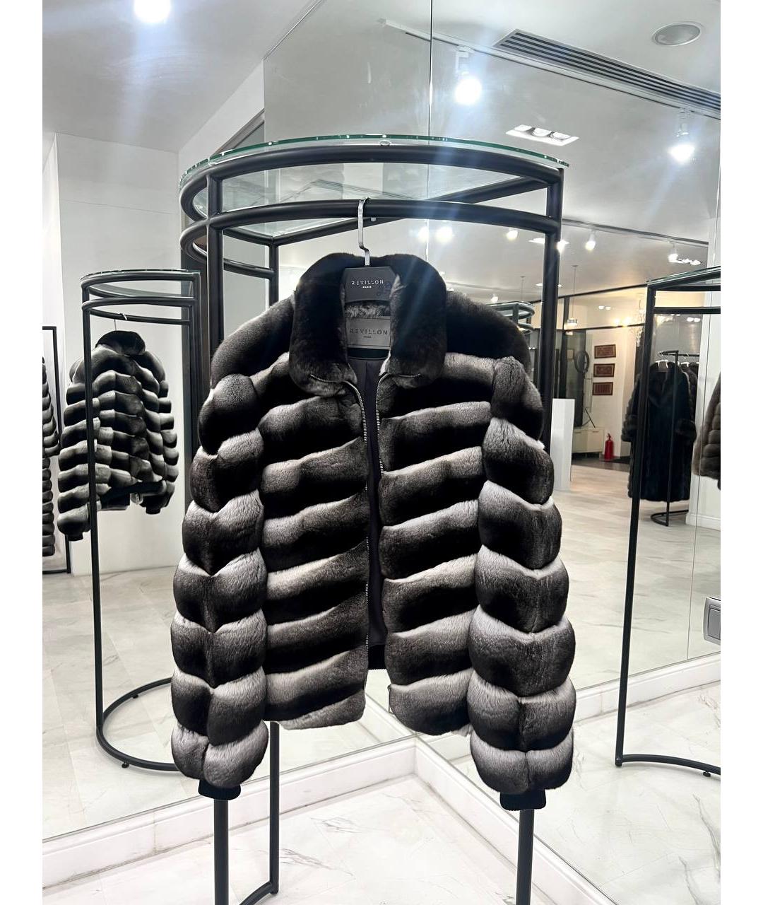 WANGER Серая меховая шуба, фото 7