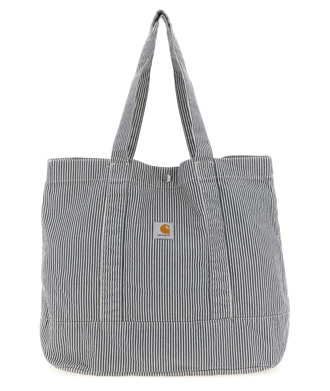 CARHARTT WIP Серая хлопковая сумка тоут, фото 1