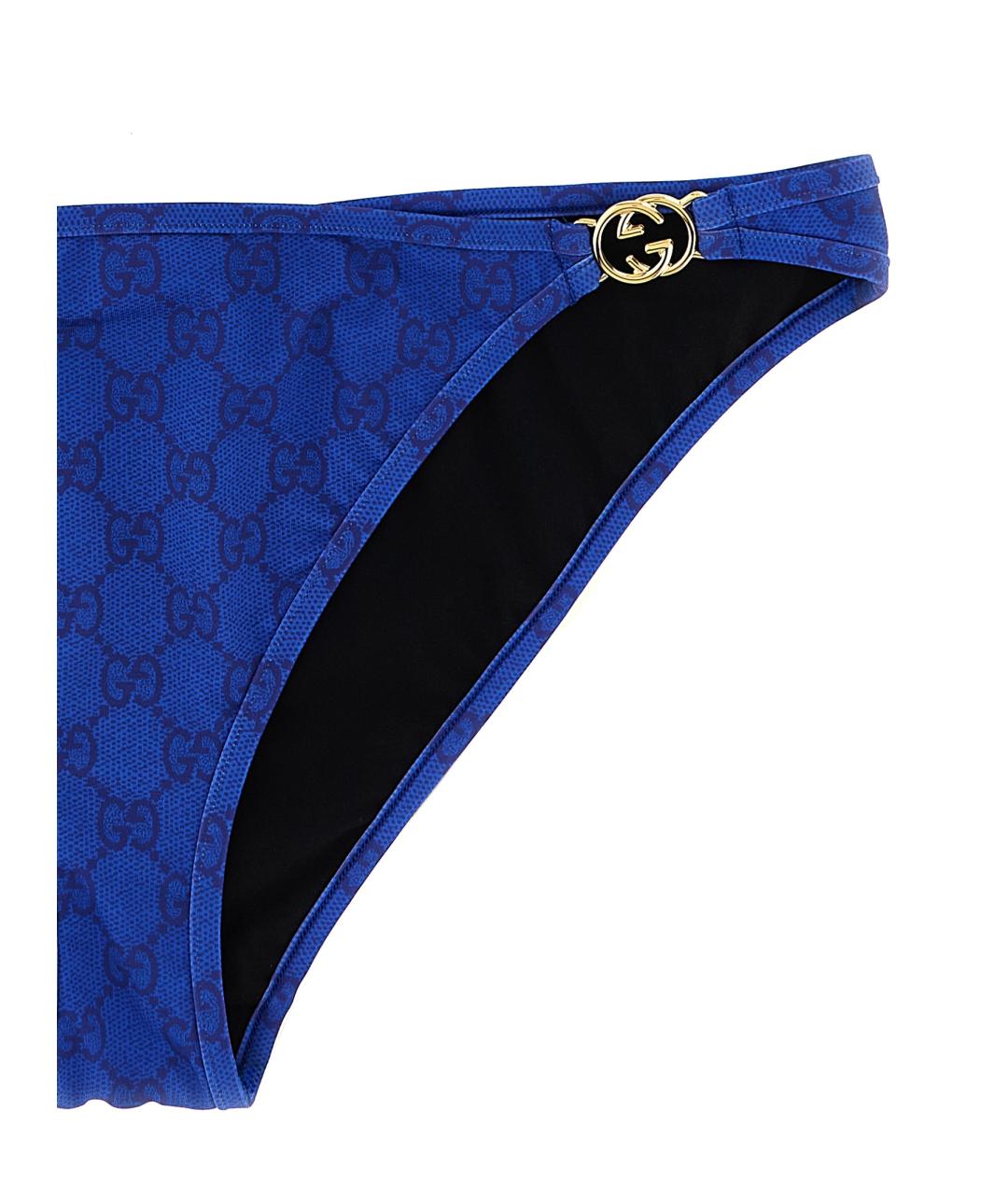GUCCI Синий купальник, фото 3