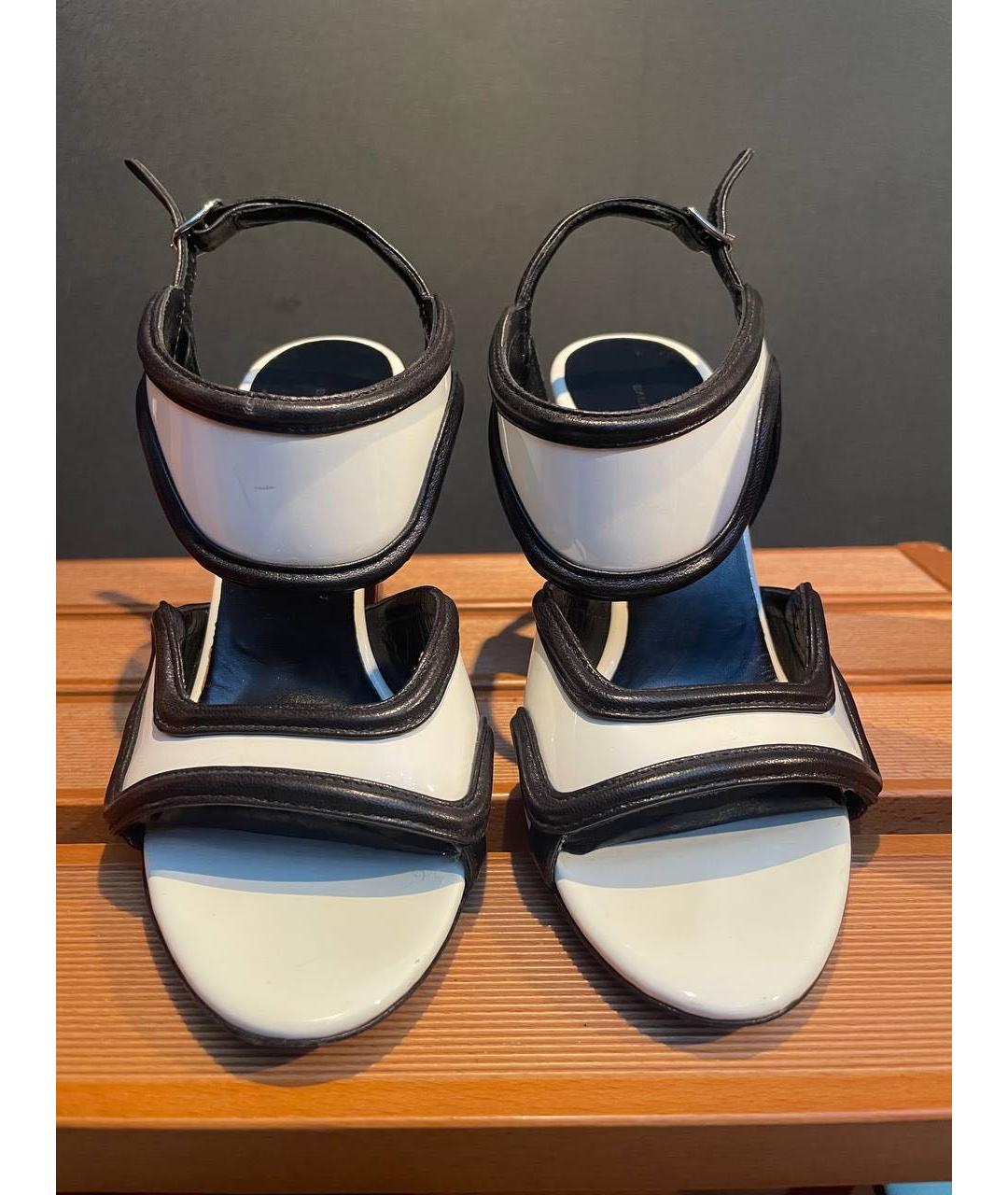 BALENCIAGA Мульти текстильные босоножки, фото 2