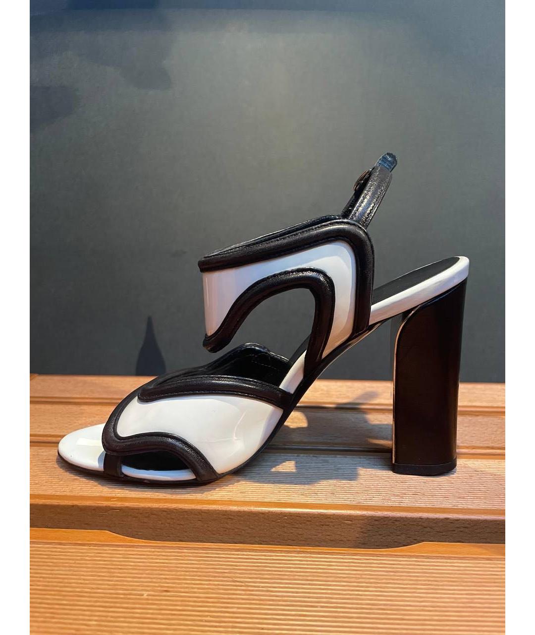 BALENCIAGA Мульти текстильные босоножки, фото 3