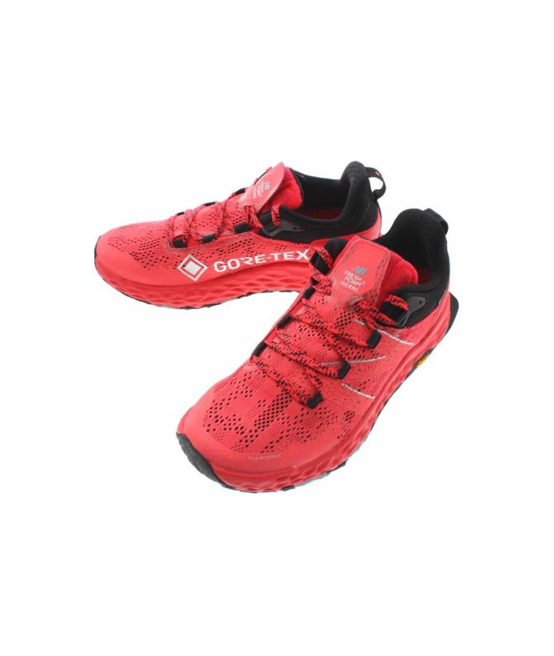 NEW BALANCE Красные текстильные низкие кроссовки / кеды, фото 3