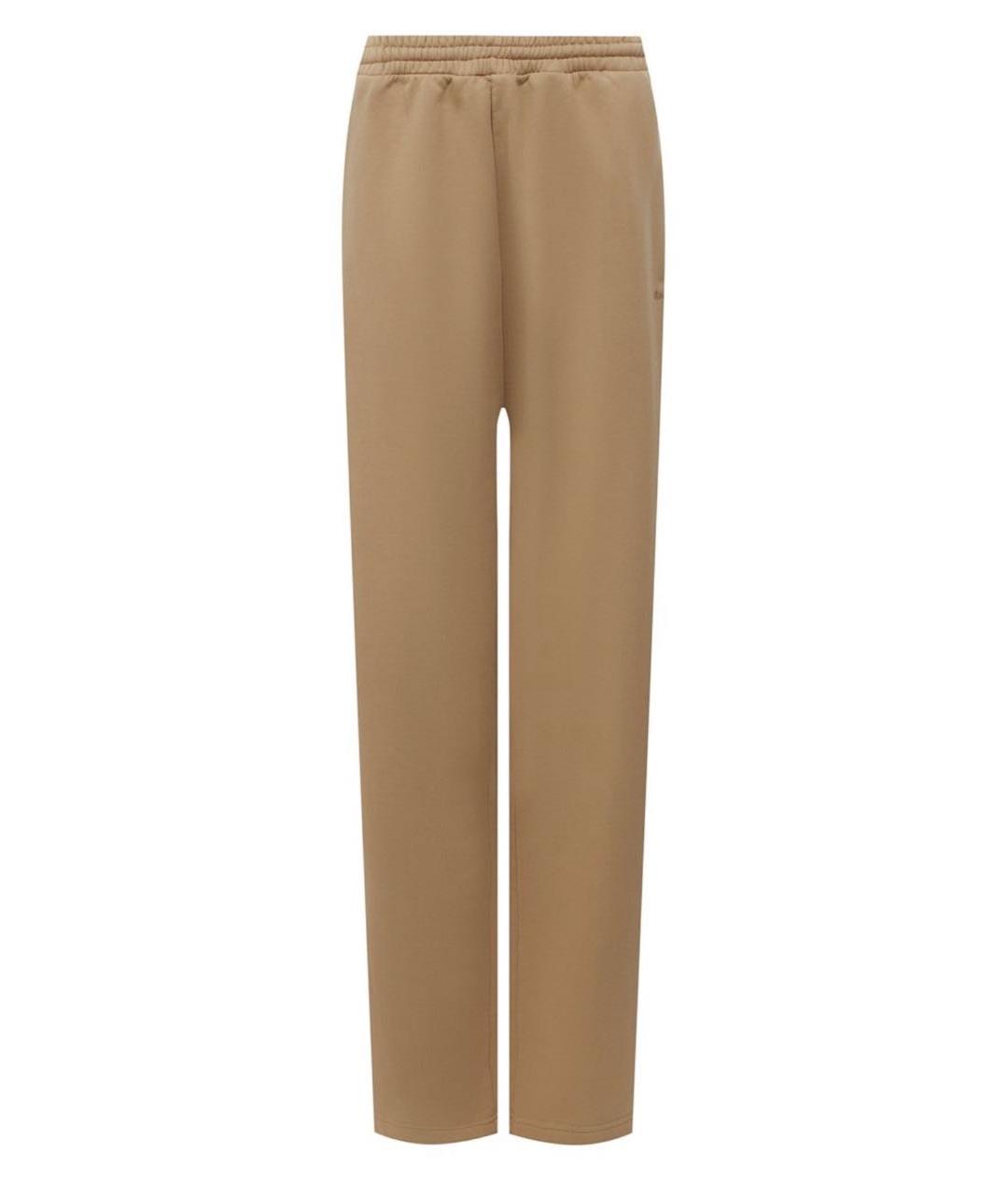 BALENCIAGA Бежевые хлопковые спортивные брюки и шорты, фото 9