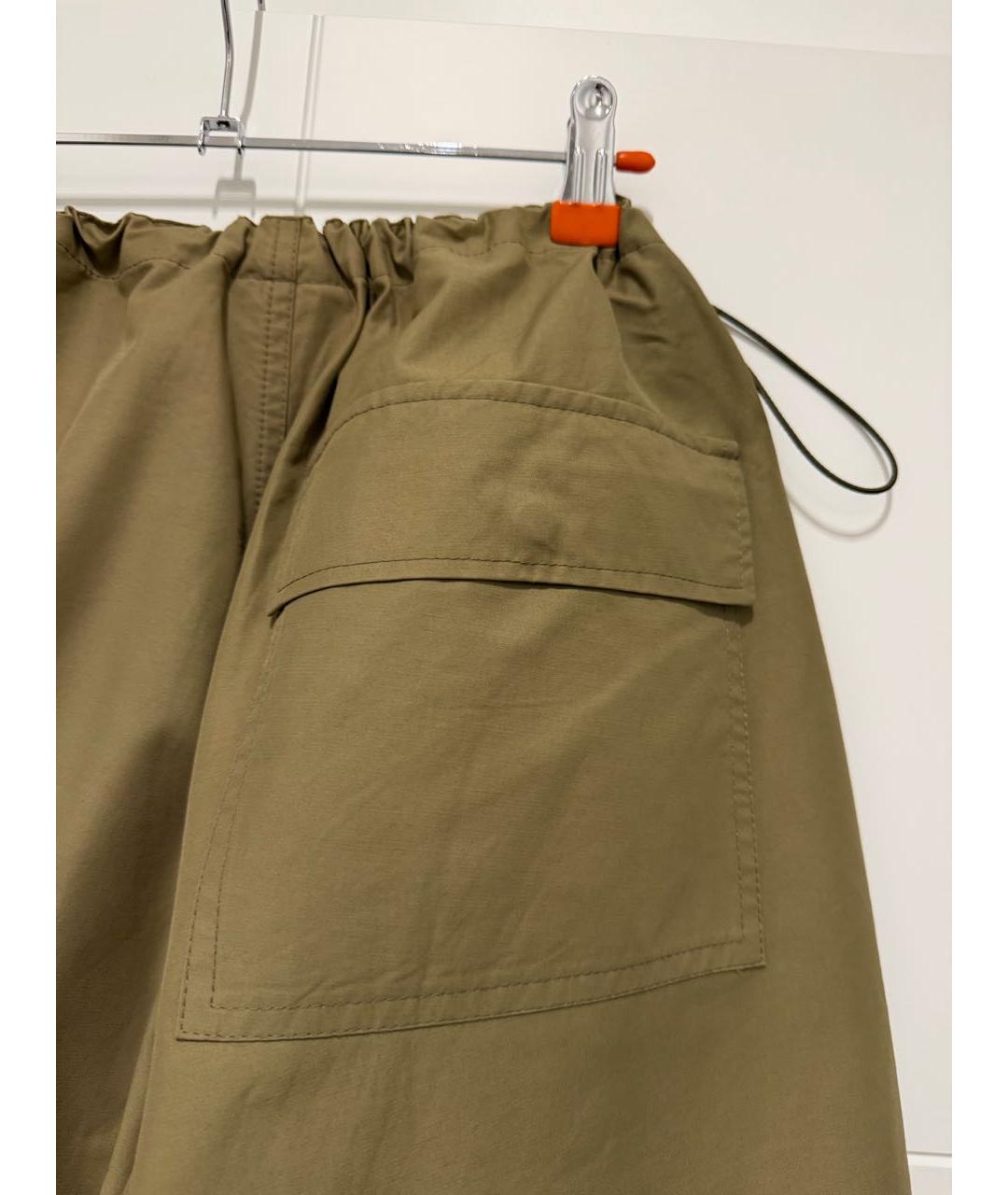 PLANTA ROSA Хаки повседневные брюки, фото 4