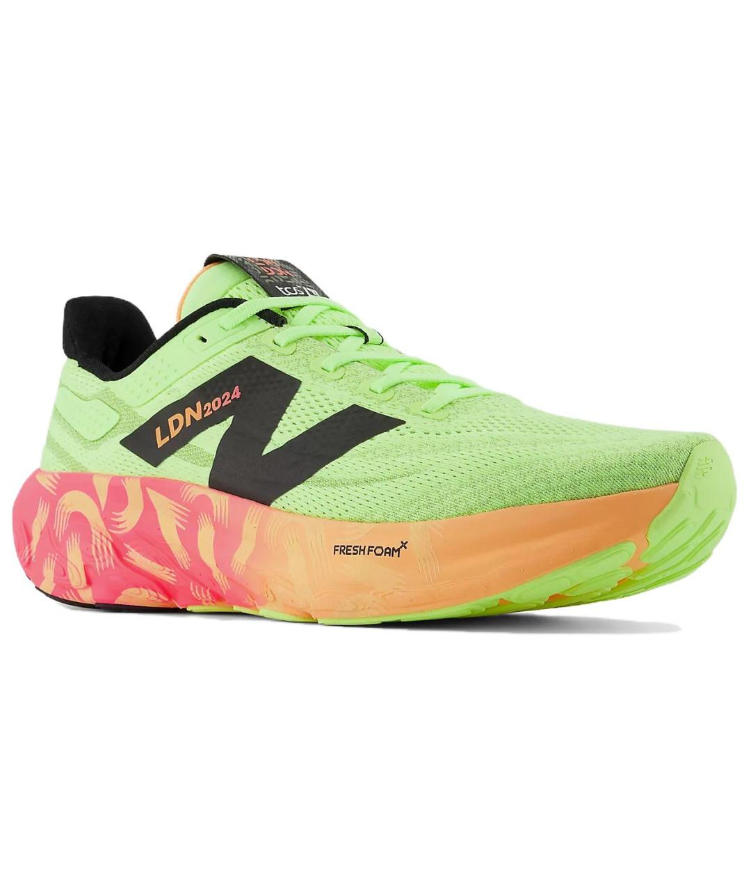 NEW BALANCE Зеленые низкие кроссовки / кеды, фото 3