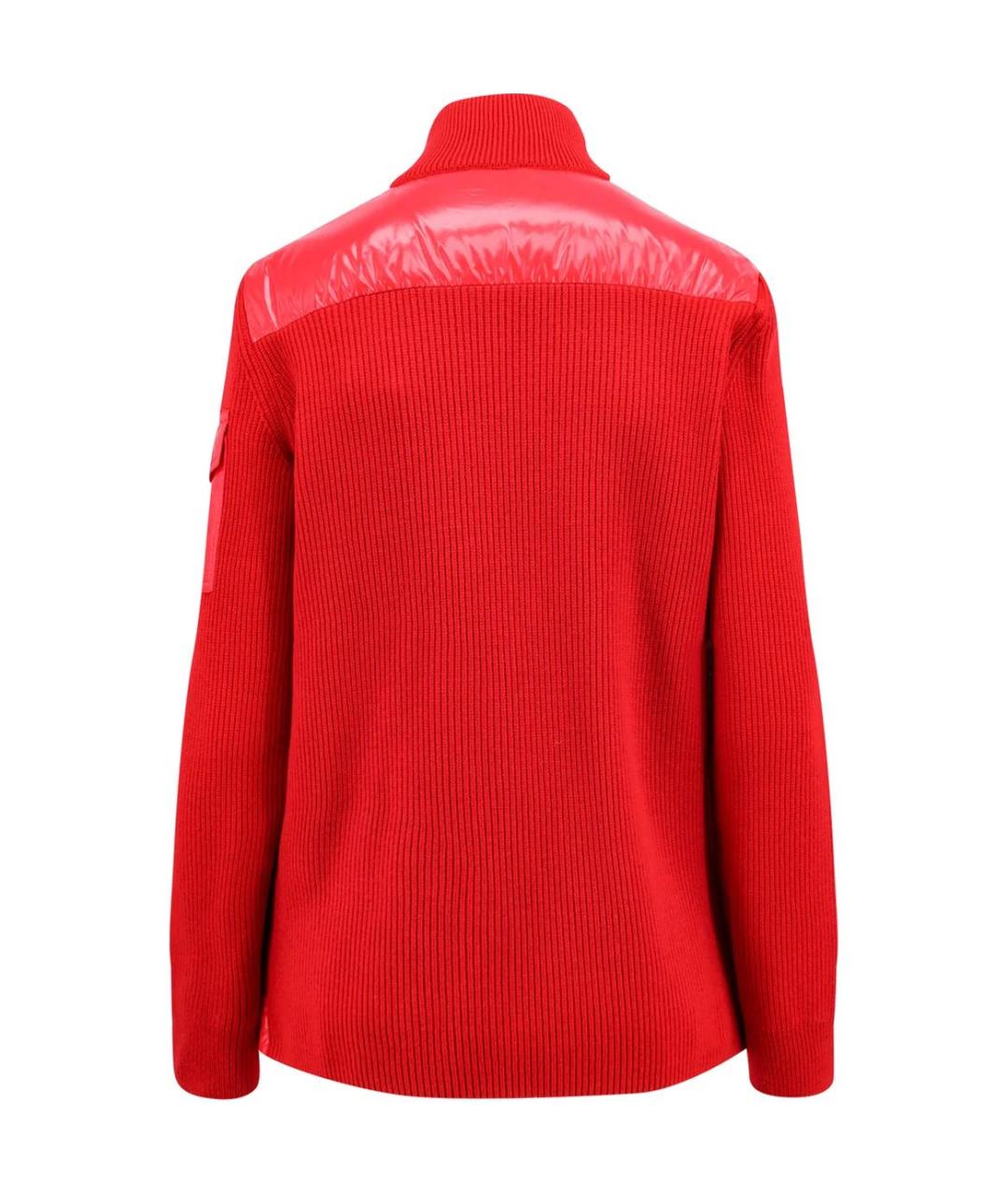 MONCLER Красный пуховик, фото 2