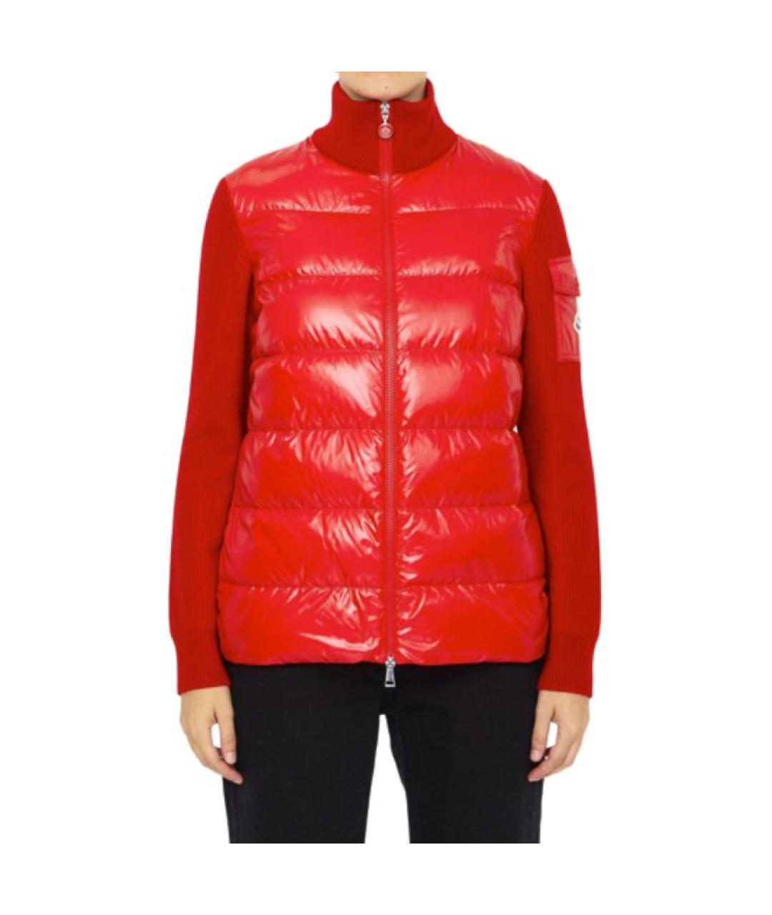 MONCLER Красный пуховик, фото 5