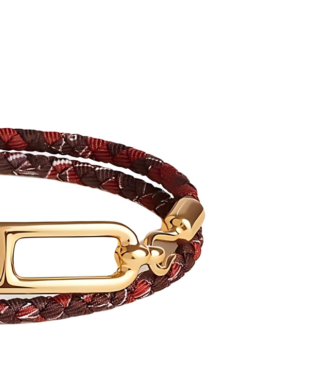 HERMES Красный браслет, фото 3