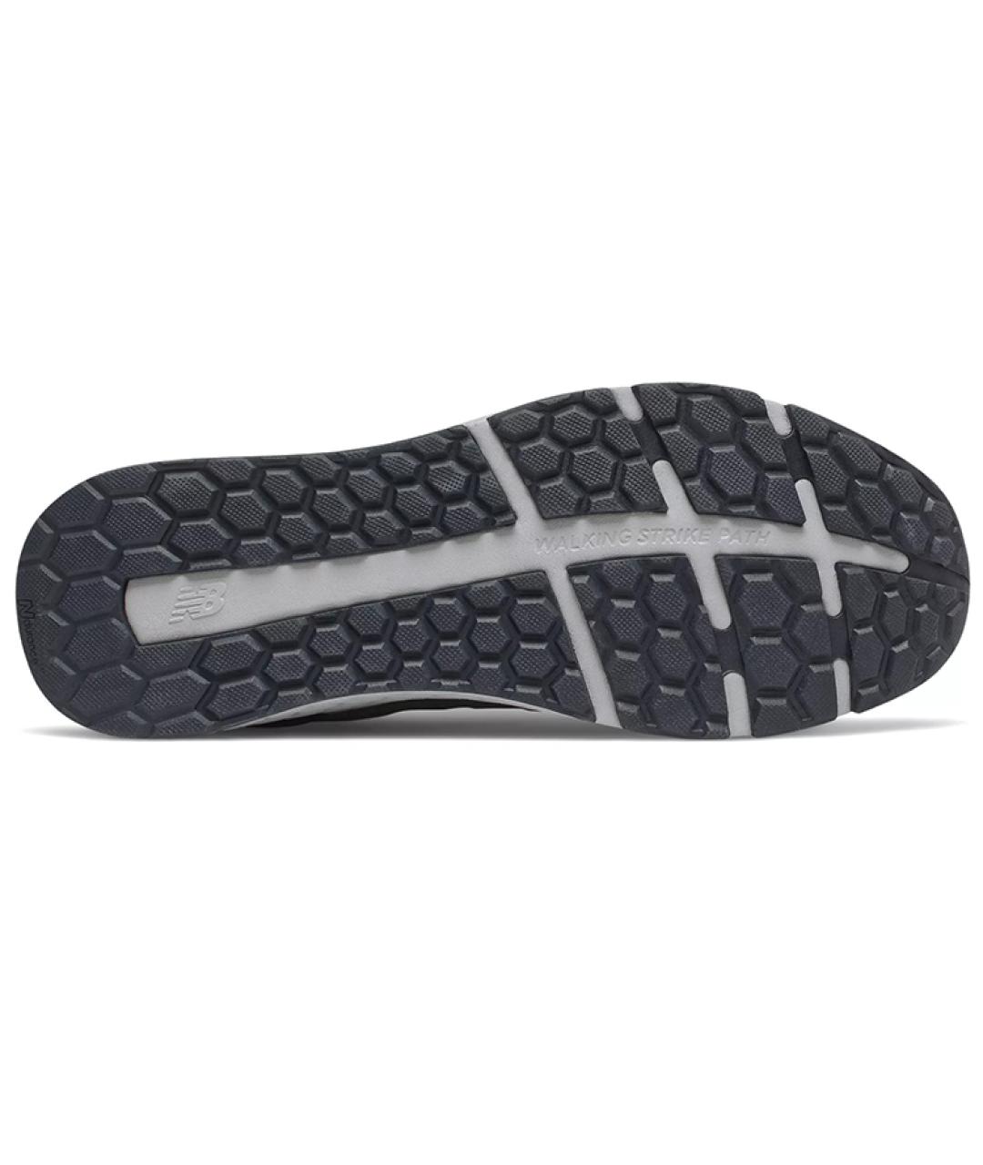 NEW BALANCE Серые замшевые низкие кроссовки / кеды, фото 4