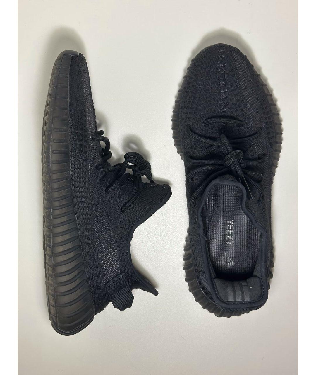 ADIDAS YEEZY Черные синтетические низкие кроссовки / кеды, фото 7