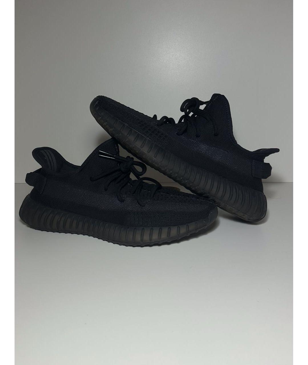 ADIDAS YEEZY Черные синтетические низкие кроссовки / кеды, фото 5