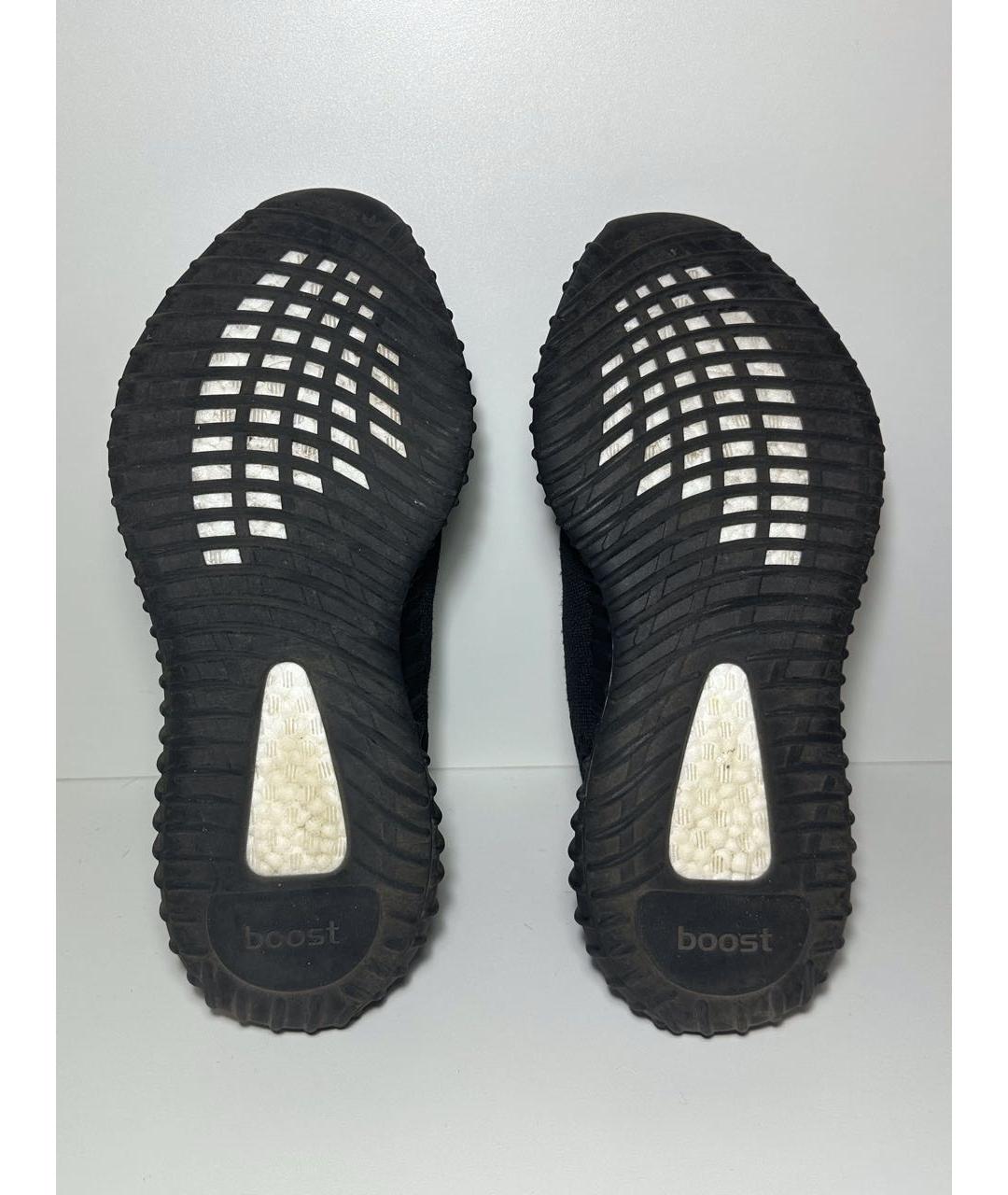 ADIDAS YEEZY Черные синтетические низкие кроссовки / кеды, фото 8