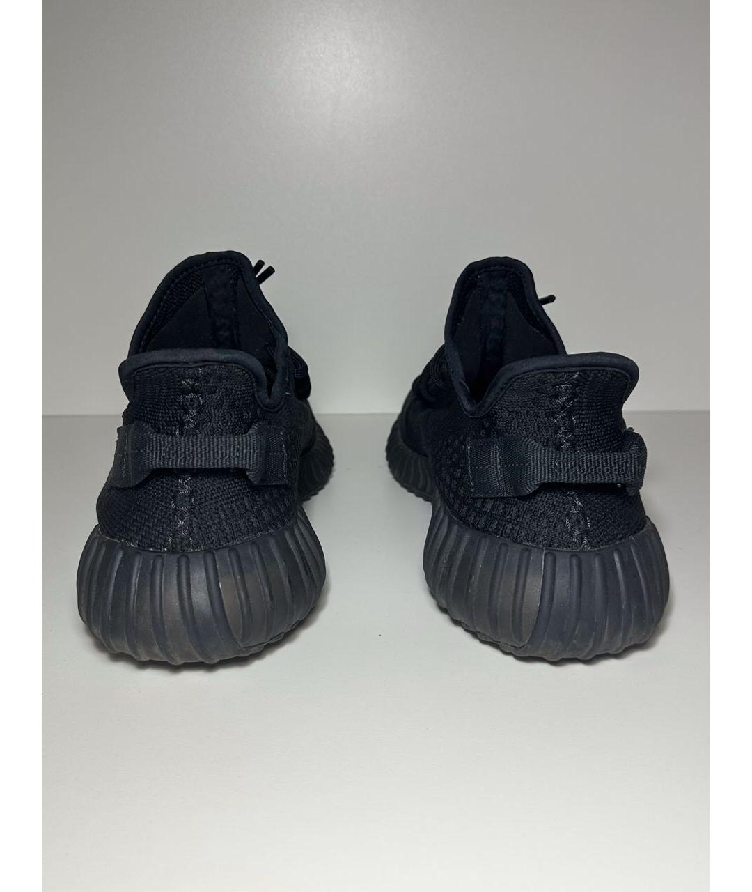 ADIDAS YEEZY Черные синтетические низкие кроссовки / кеды, фото 4