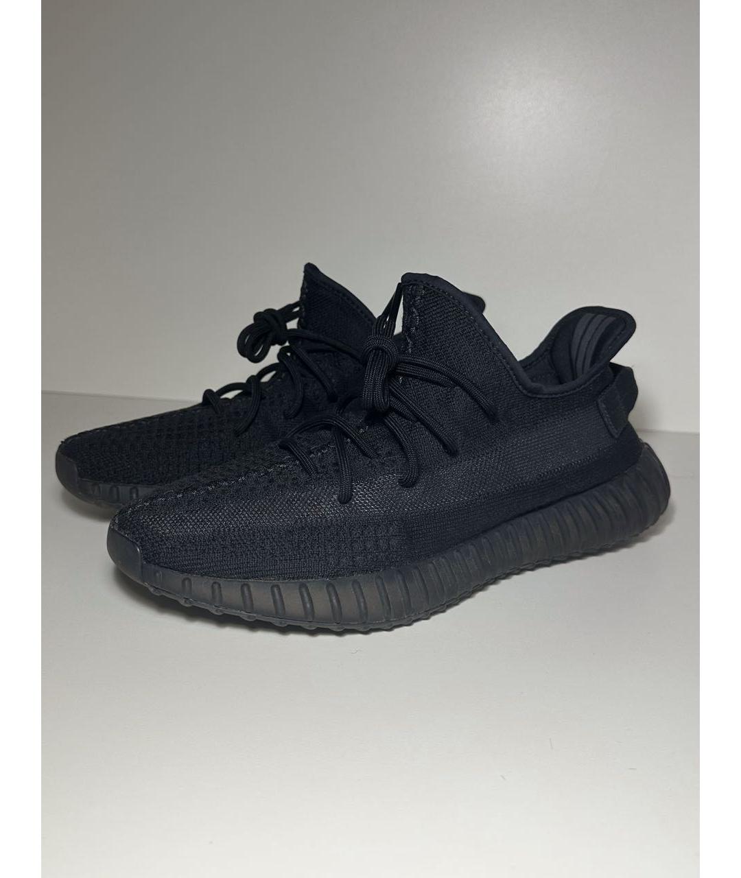 ADIDAS YEEZY Черные синтетические низкие кроссовки / кеды, фото 6