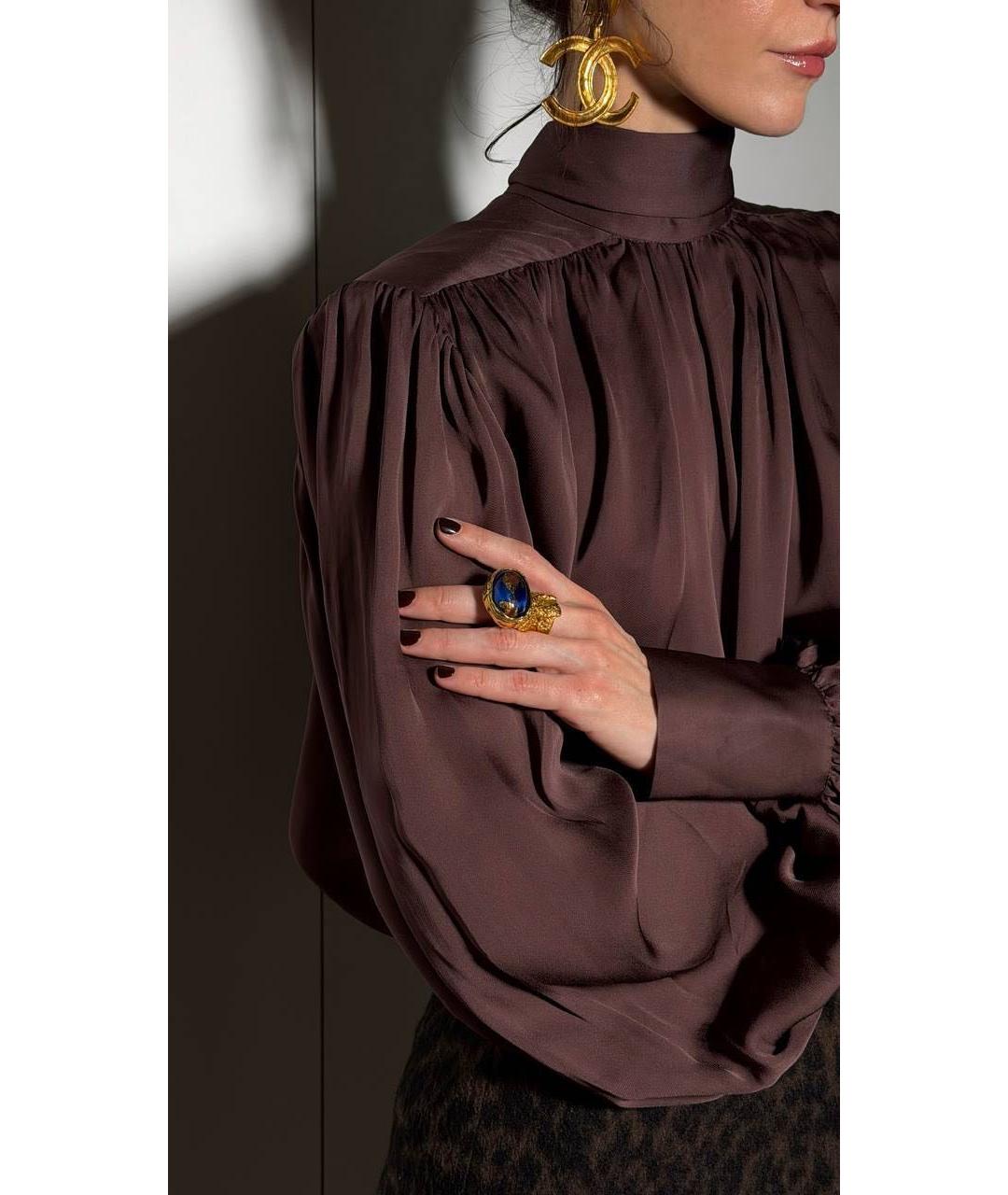 SAINT LAURENT Синее кольцо, фото 3