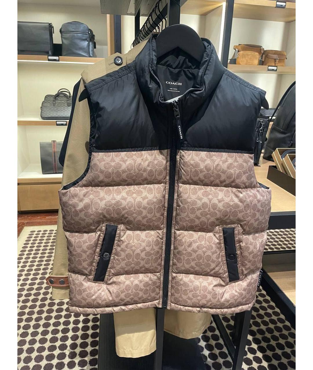 COACH Бежевый жилет, фото 7
