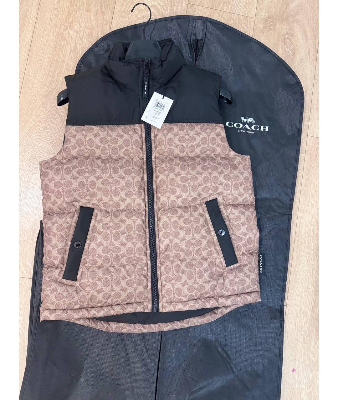 COACH Бежевый жилет, фото 3