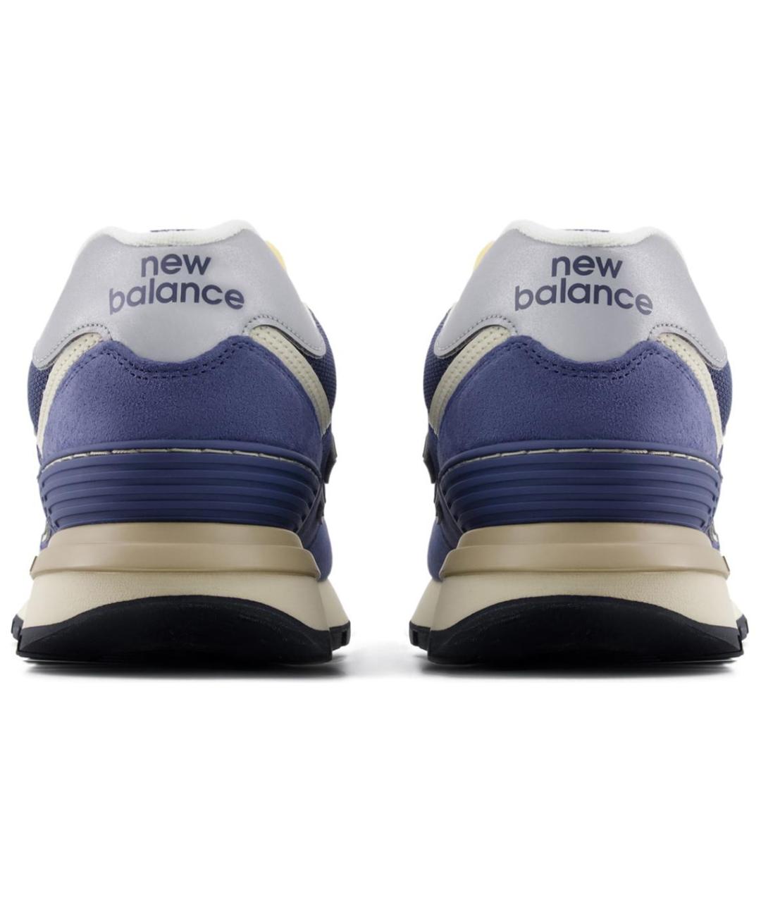 NEW BALANCE Синие кожаные кроссовки, фото 5