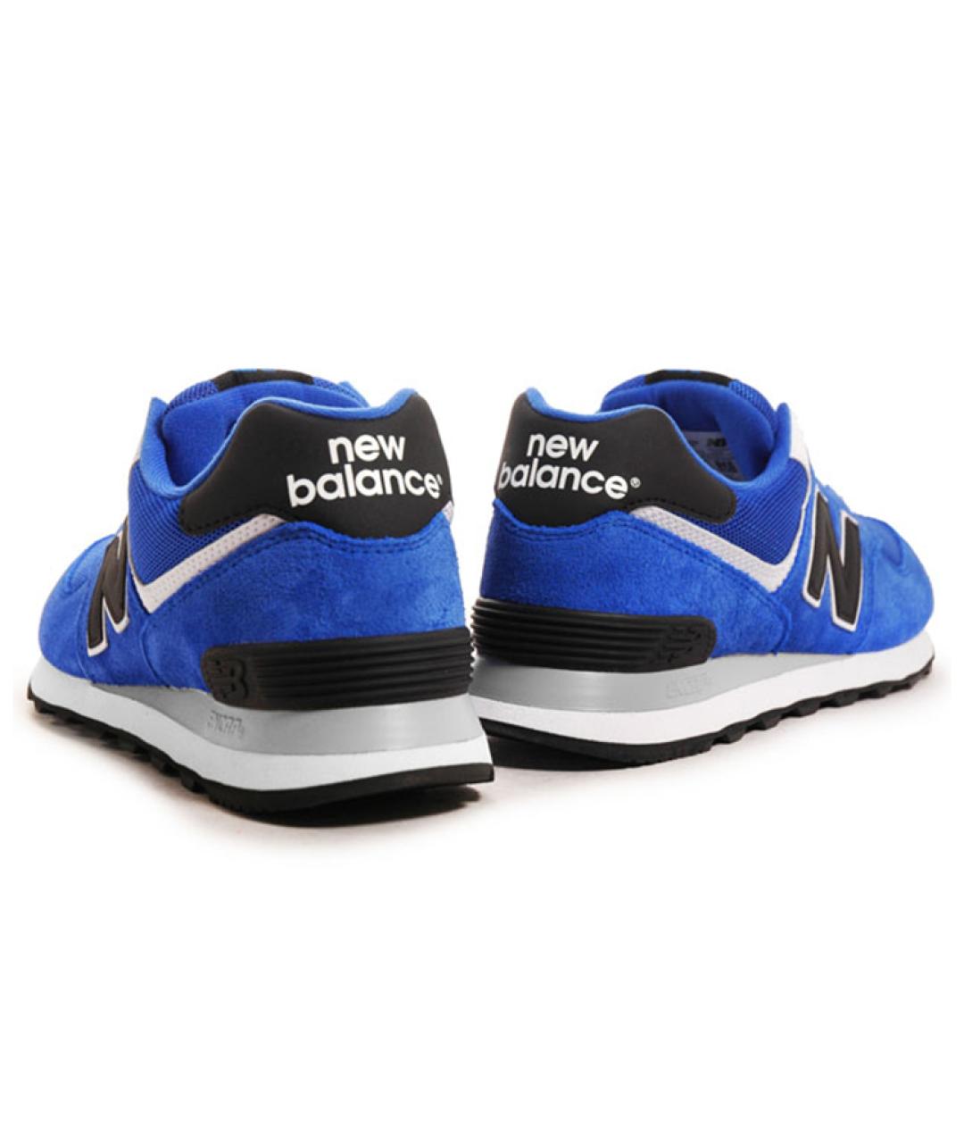NEW BALANCE Синие замшевые кроссовки, фото 3