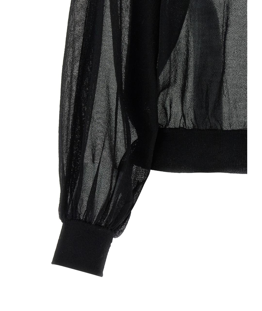 NUDE Черный хлопковый кардиган, фото 3