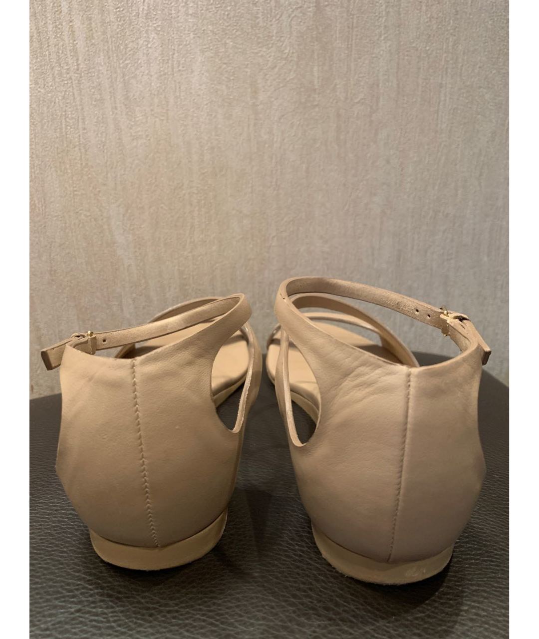 STELLA MCCARTNEY Бежевые сандалии из искусственной кожи, фото 4