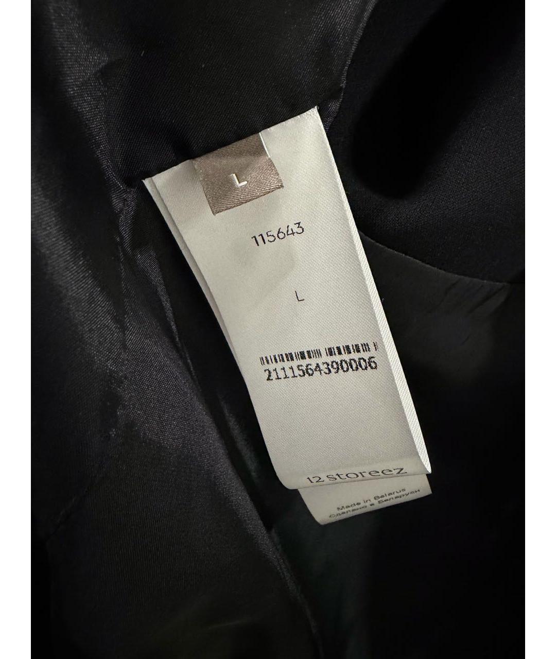 12 STOREEZ Черный жакет/пиджак, фото 3