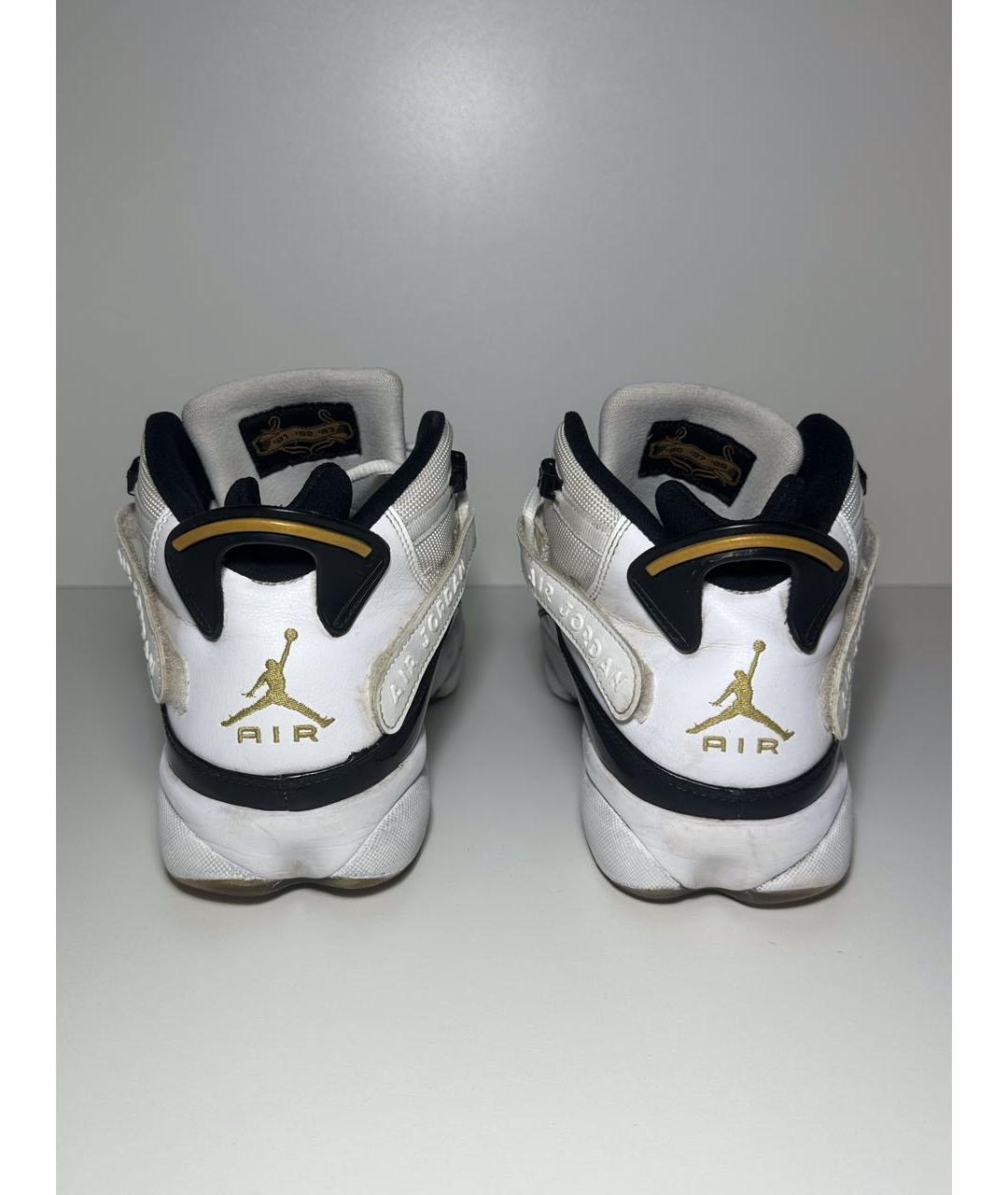 JORDAN Белые текстильные высокие кроссовки / кеды, фото 4
