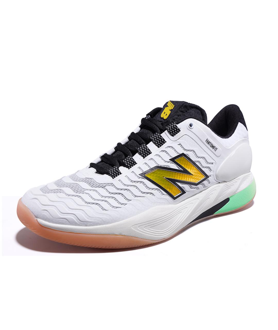 NEW BALANCE Белые синтетические низкие кроссовки / кеды, фото 3