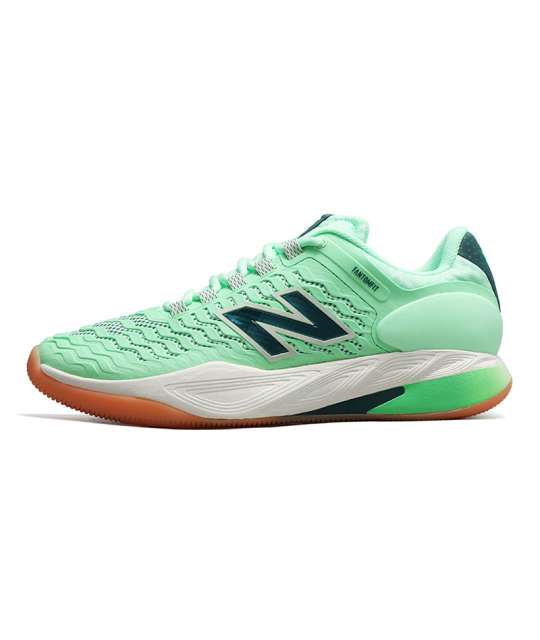 NEW BALANCE Зеленые низкие кроссовки / кеды, фото 4