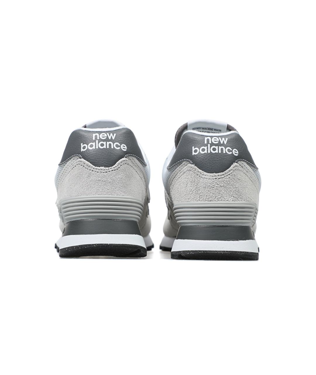 NEW BALANCE Серые замшевые кроссовки, фото 4