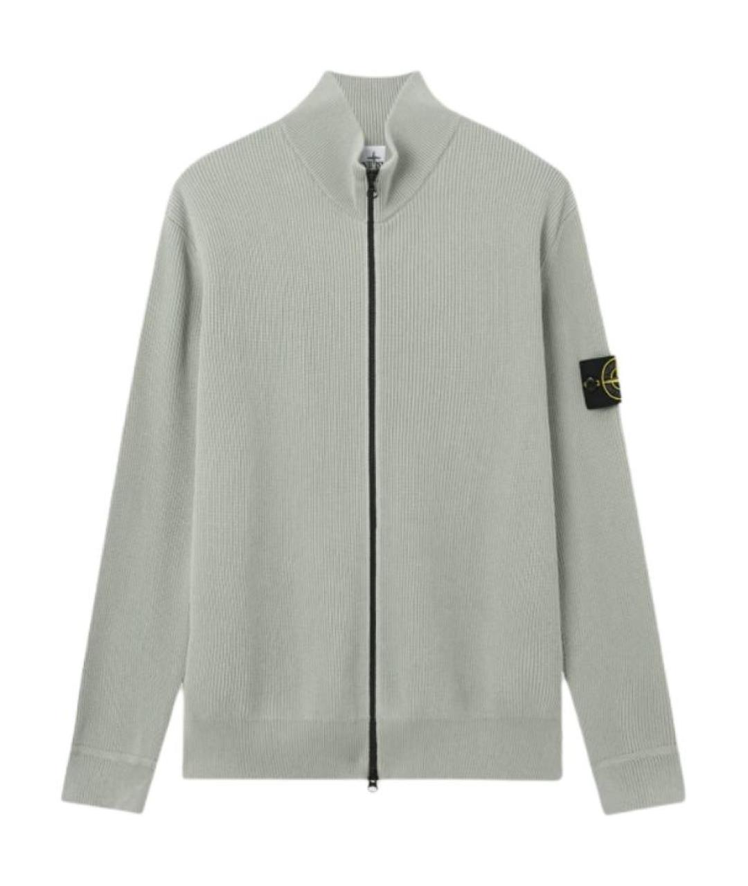 STONE ISLAND Зеленый джемпер / свитер, фото 1