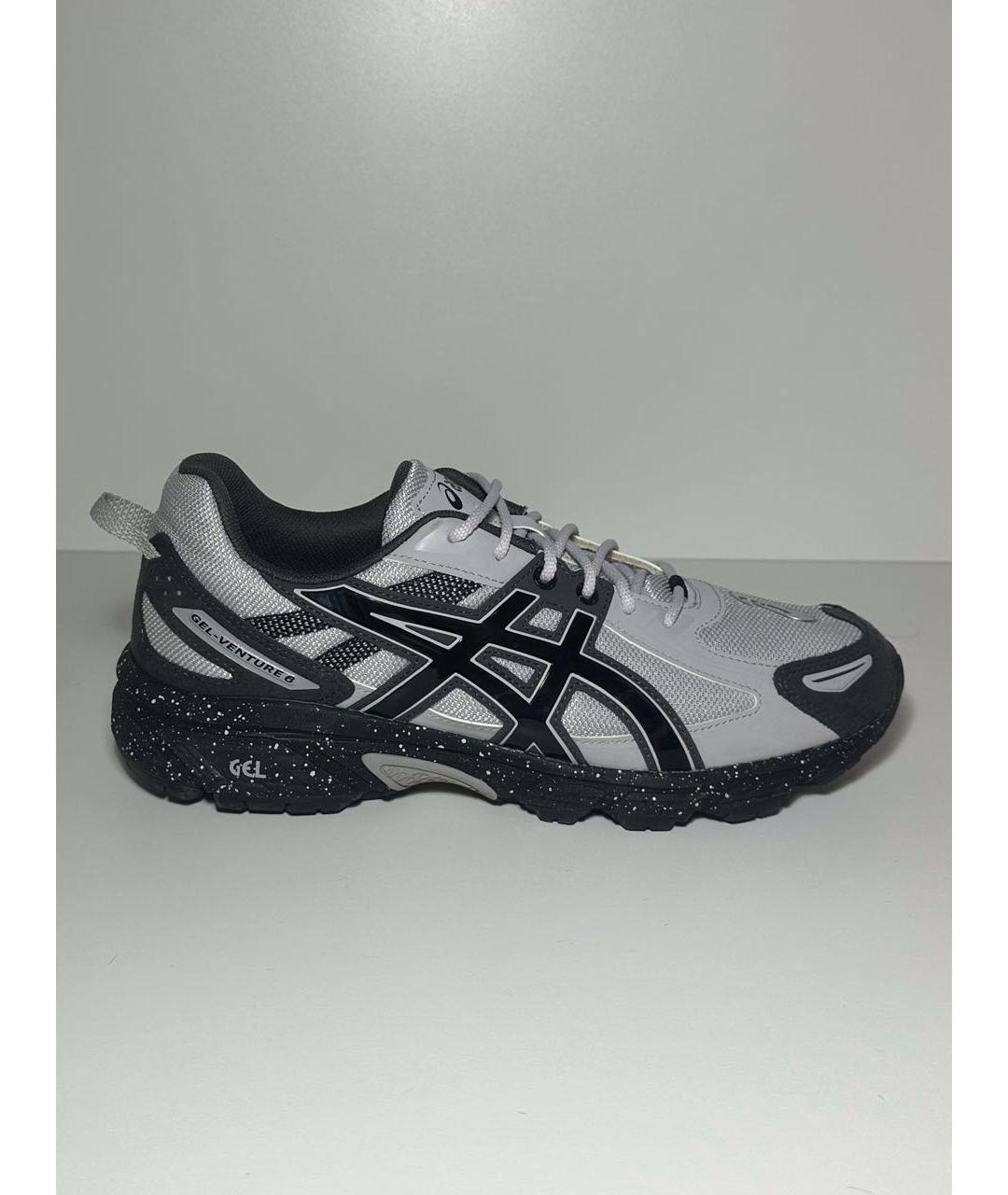ASICS Серые синтетические низкие кроссовки / кеды, фото 8