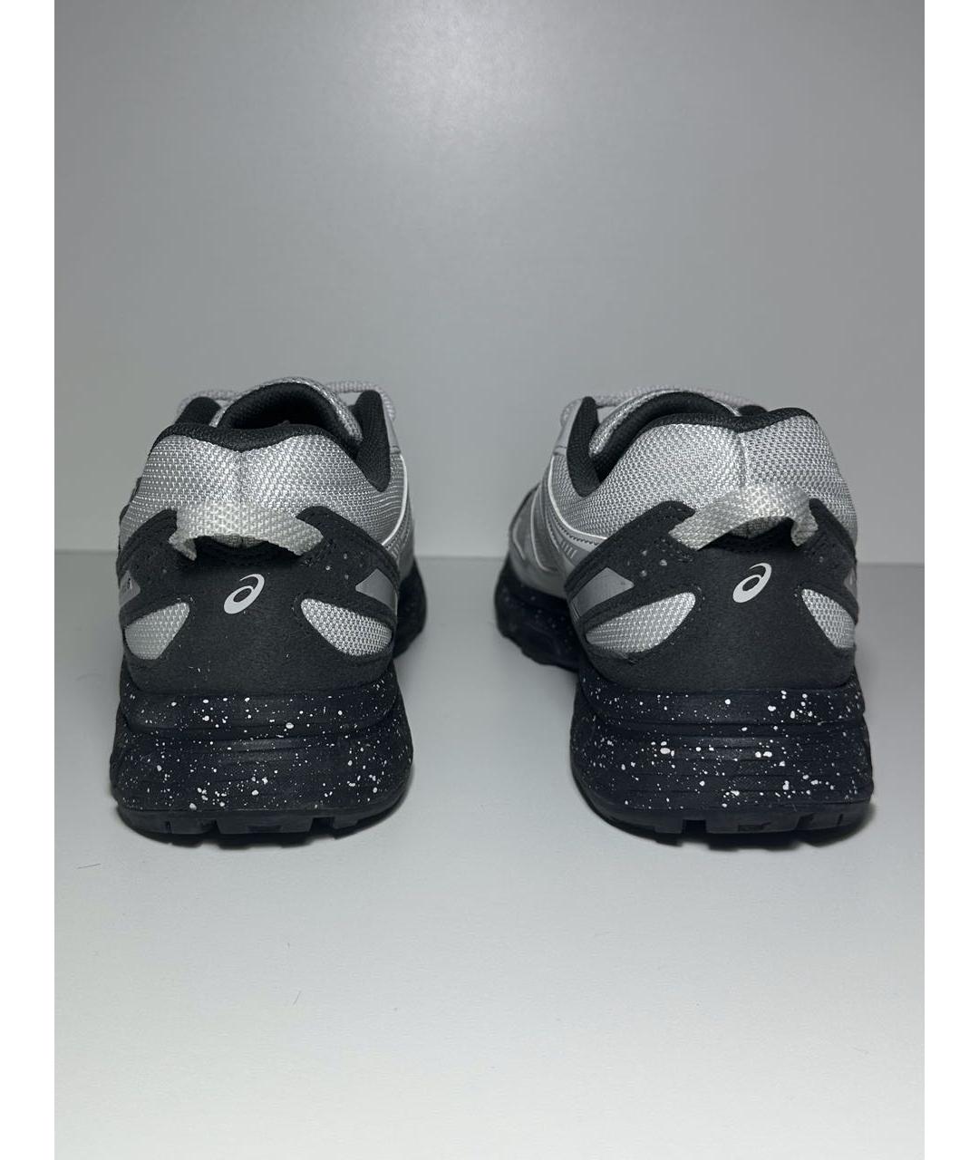 ASICS Серые синтетические низкие кроссовки / кеды, фото 4