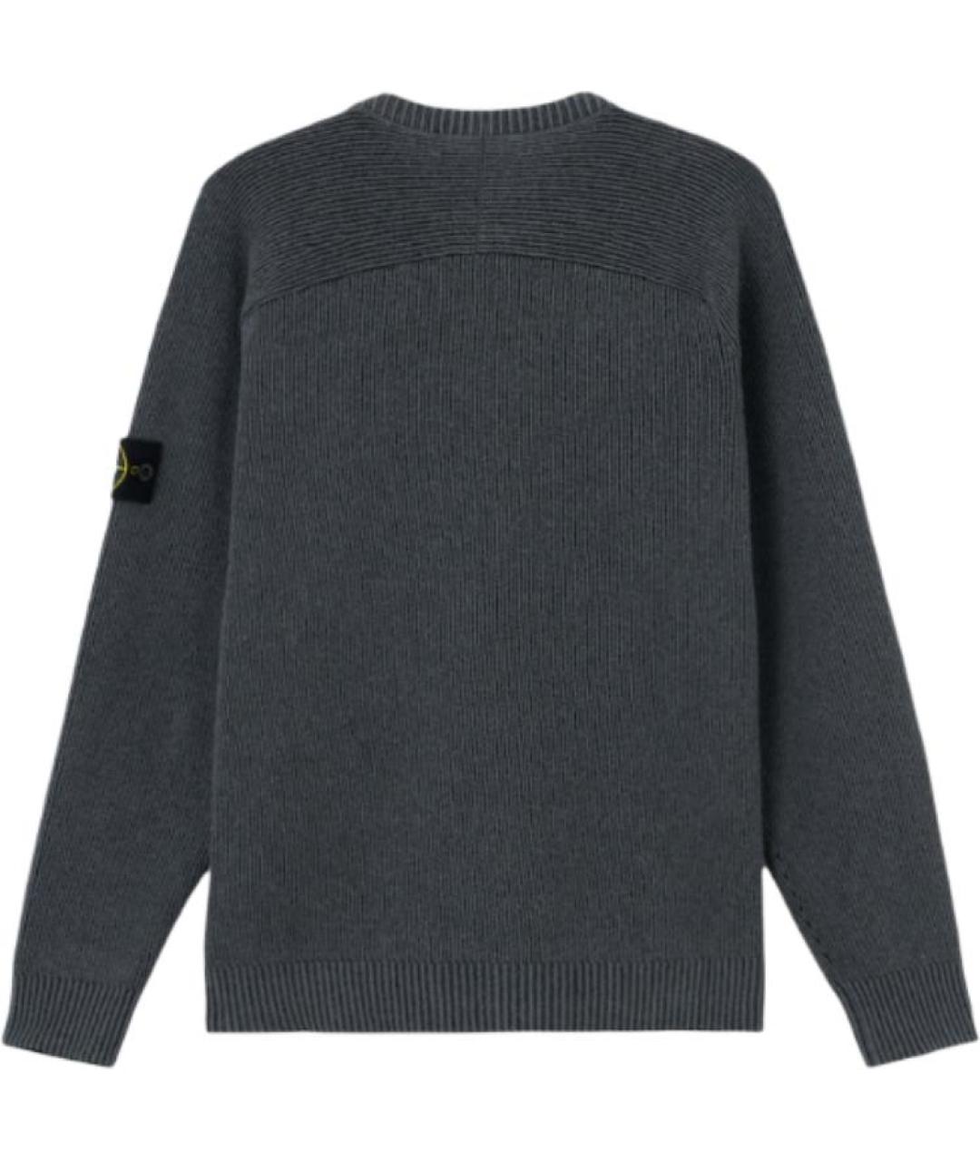 STONE ISLAND Серый джемпер / свитер, фото 2
