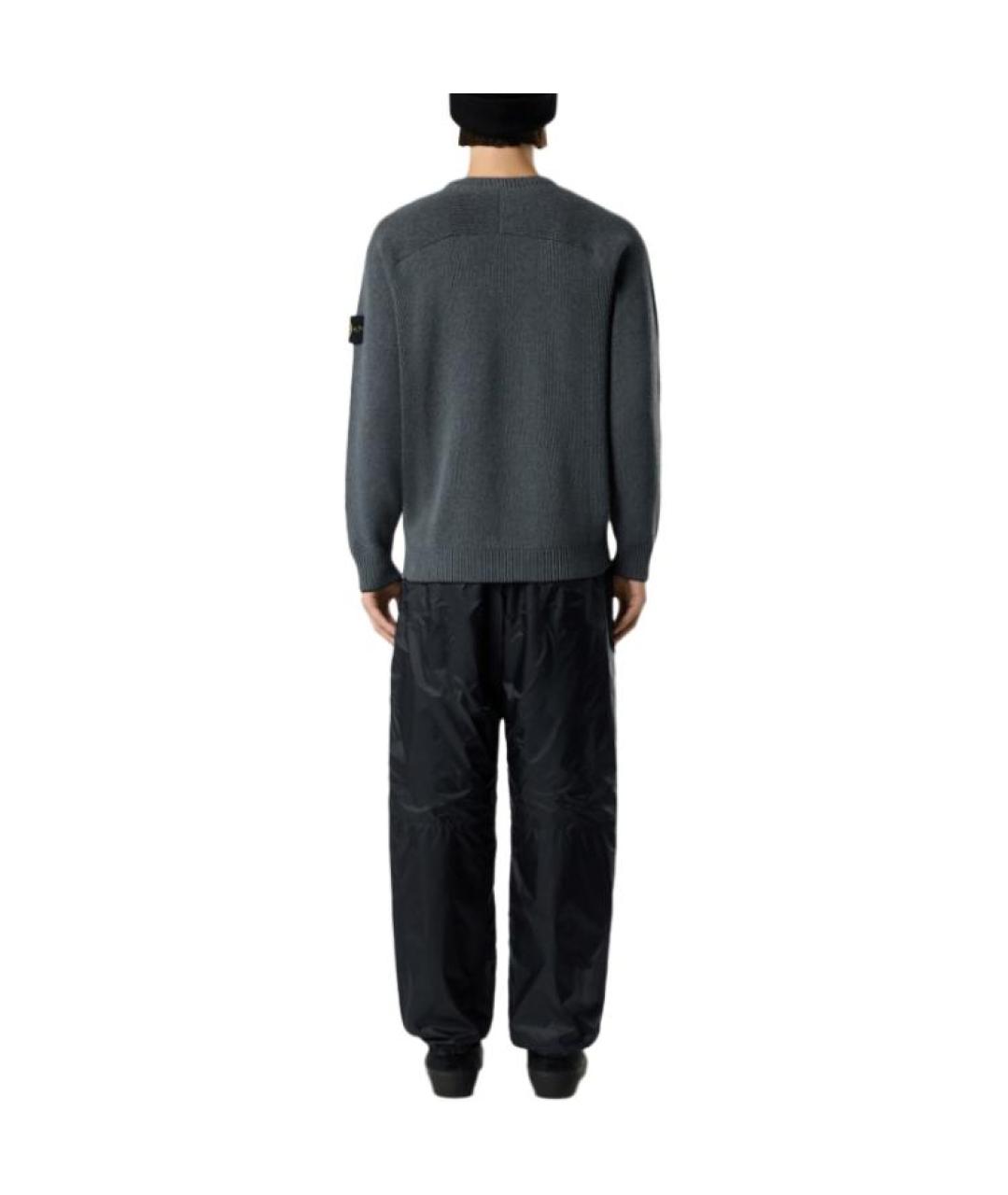 STONE ISLAND Серый джемпер / свитер, фото 4