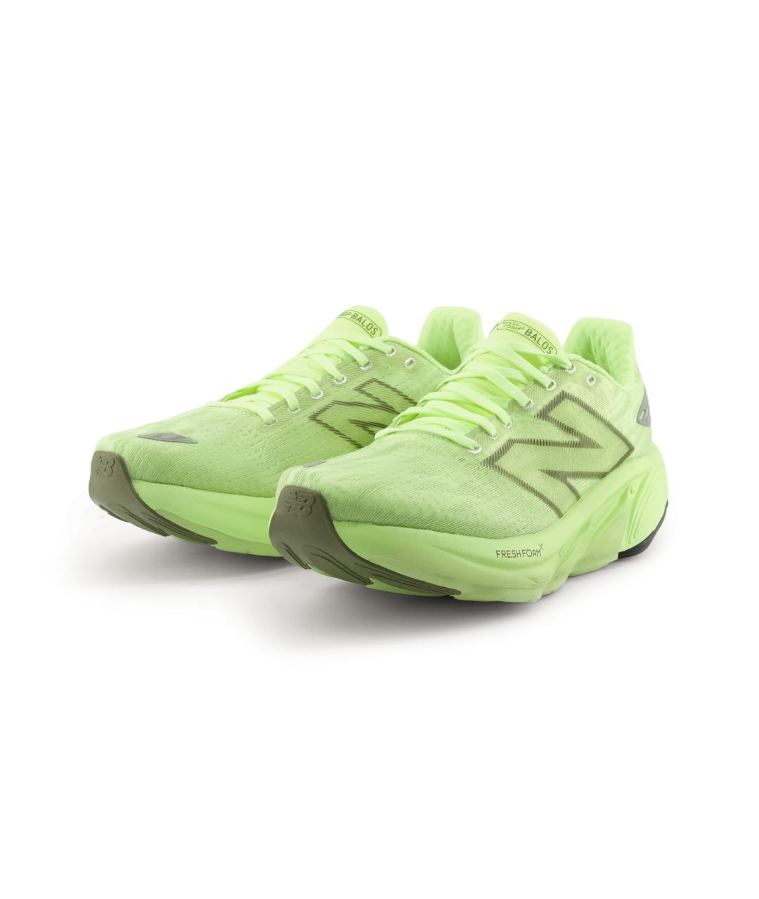 NEW BALANCE Зеленые низкие кроссовки / кеды, фото 3