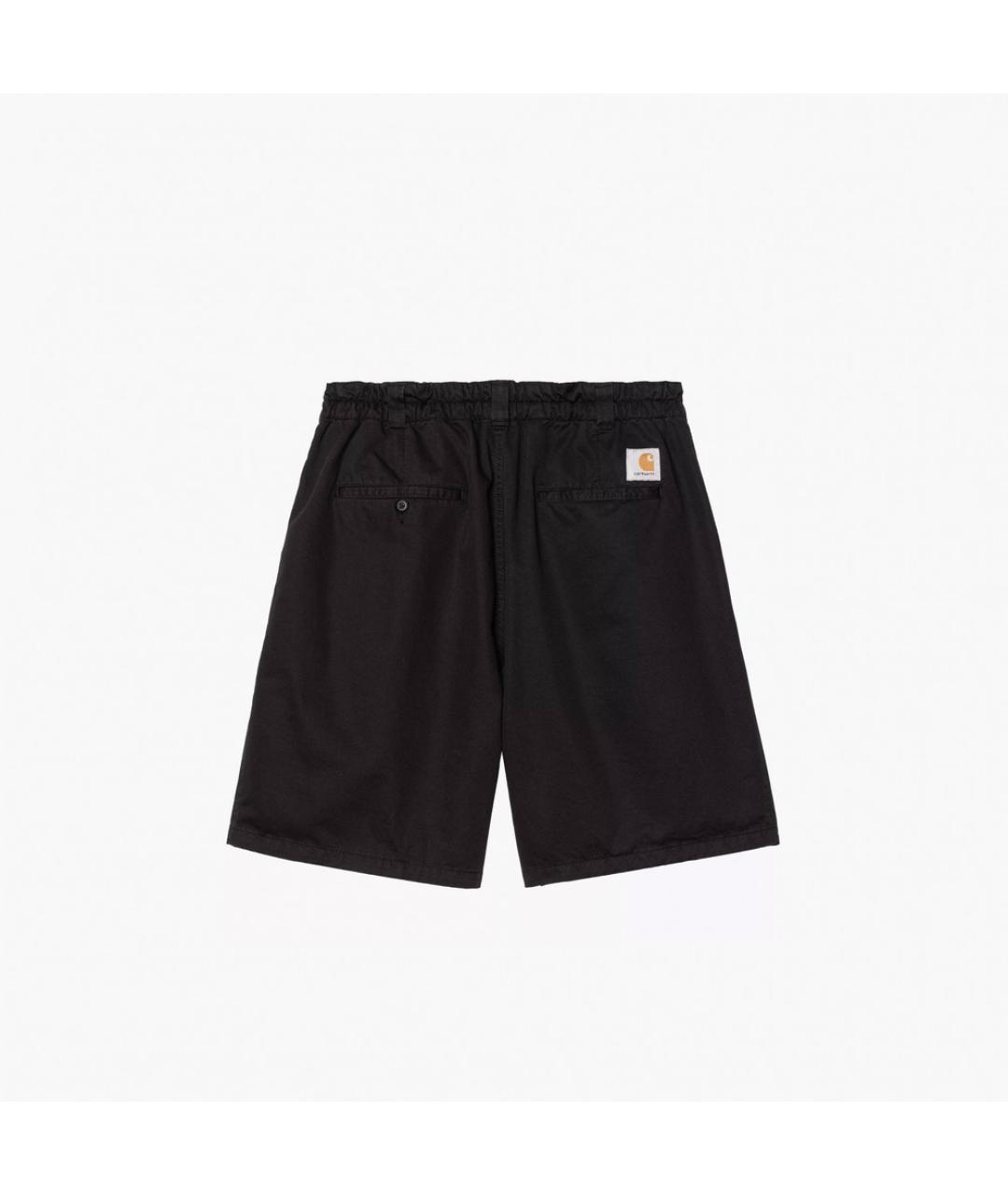 CARHARTT WIP Черные хлопковые шорты, фото 2