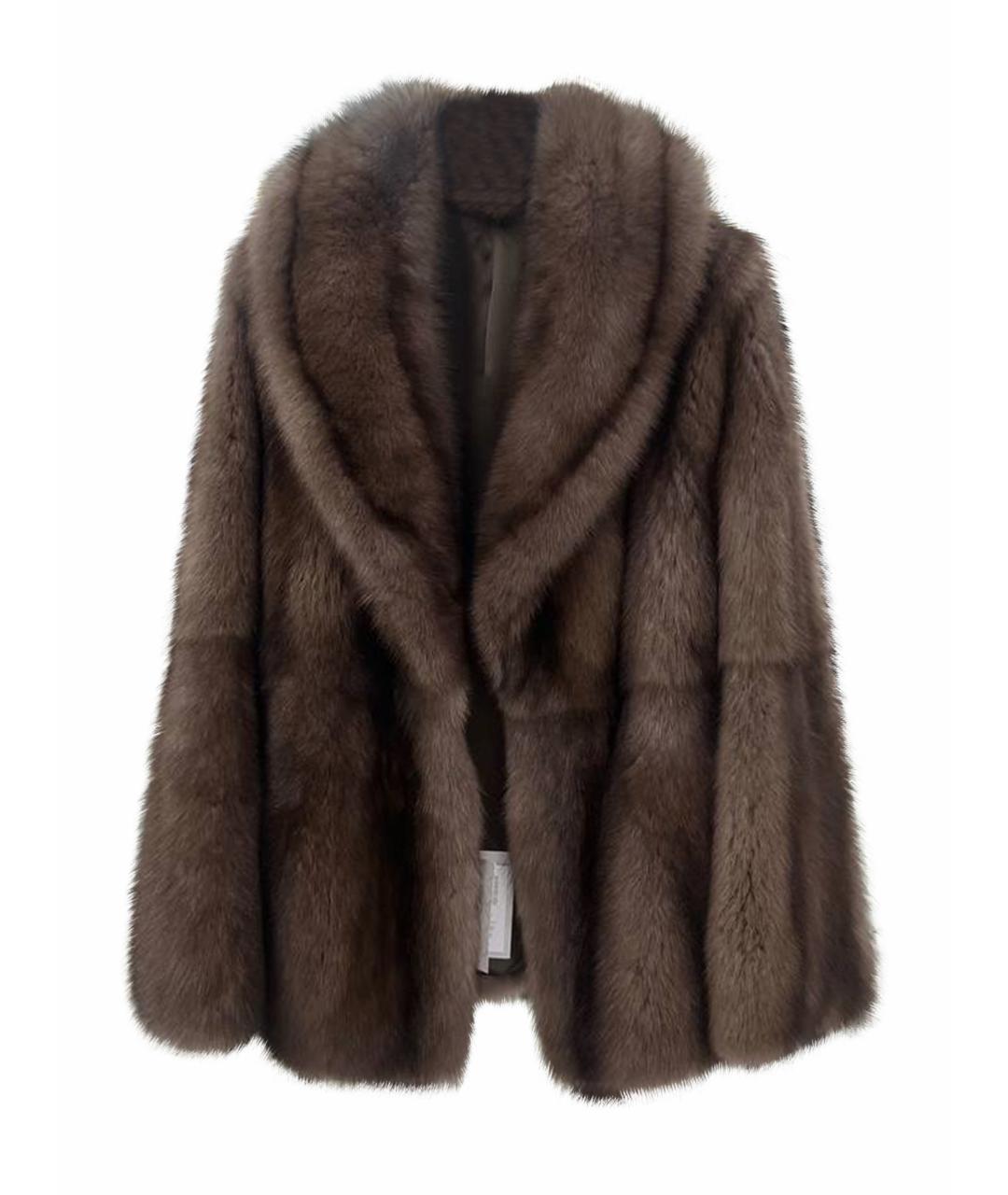 WANGER Бежевая меховая шуба, фото 1