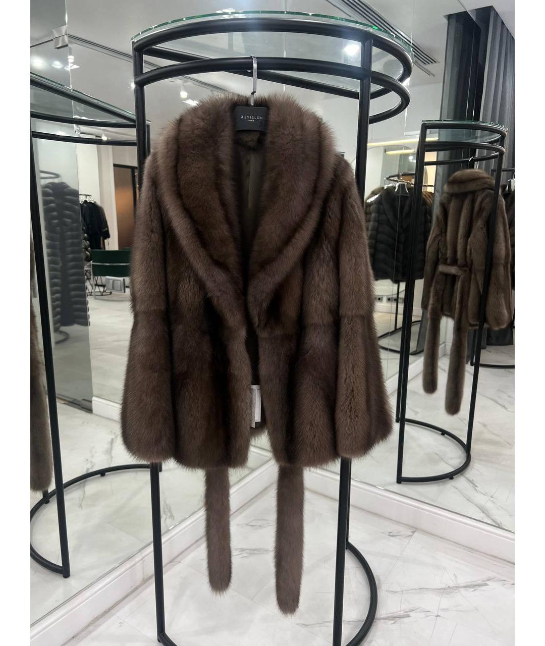 WANGER Бежевая меховая шуба, фото 4