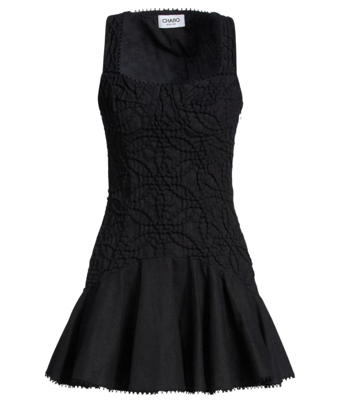 CHARO RUIZ Черное коктейльное платье, фото 1