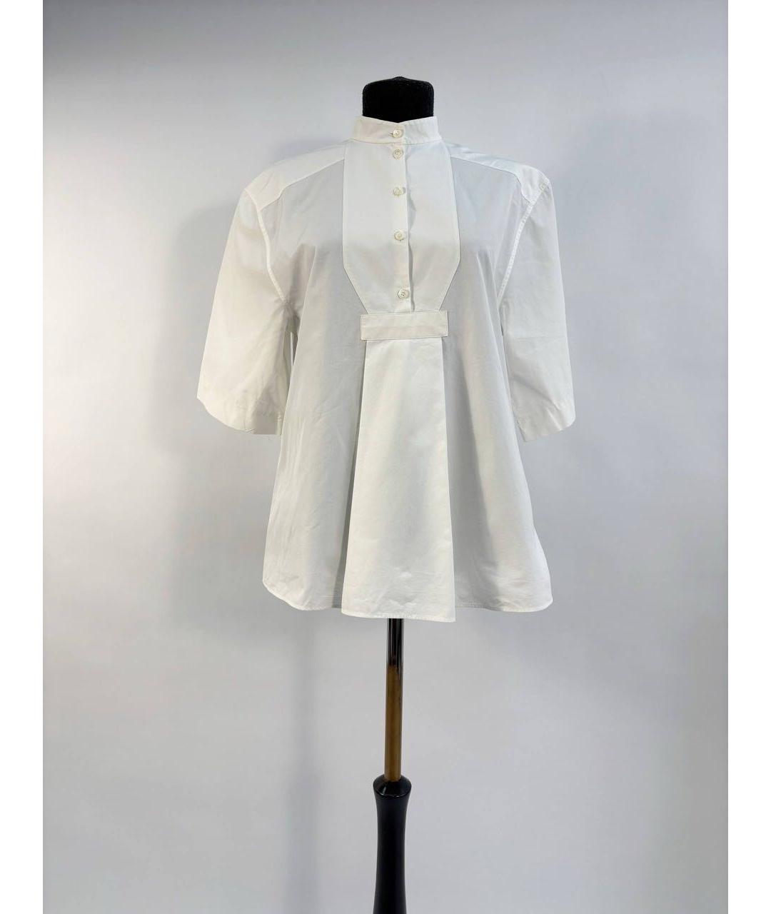 CELINE Белая хлопковая рубашка, фото 6