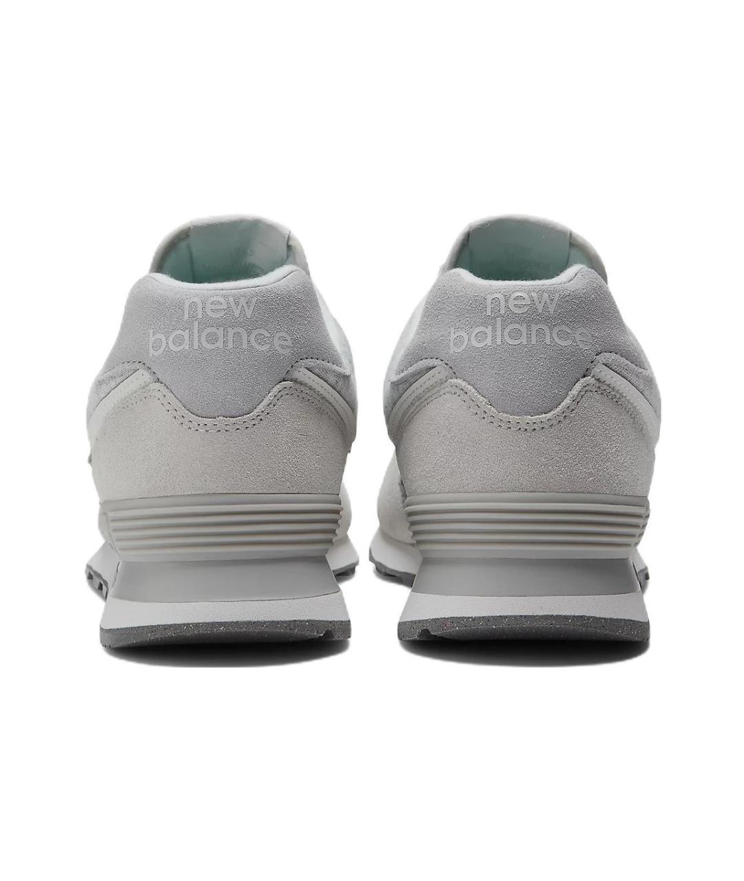 NEW BALANCE Серые замшевые кроссовки, фото 5