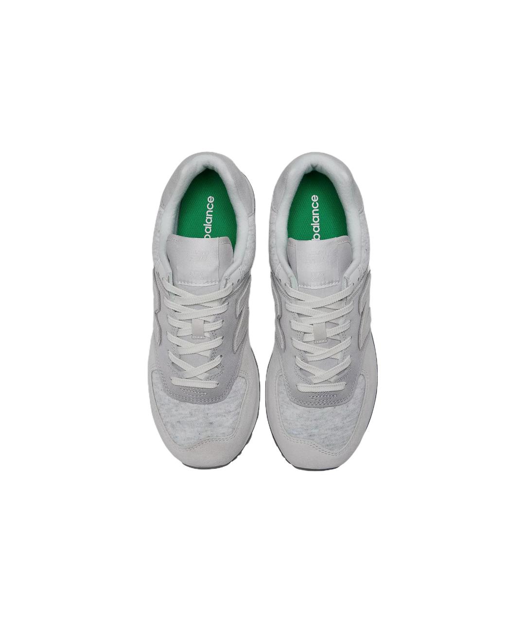 NEW BALANCE Серые замшевые кроссовки, фото 4