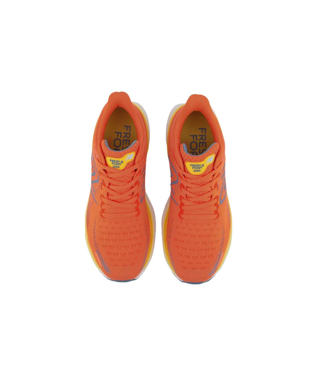 NEW BALANCE Оранжевые текстильные низкие кроссовки / кеды, фото 4