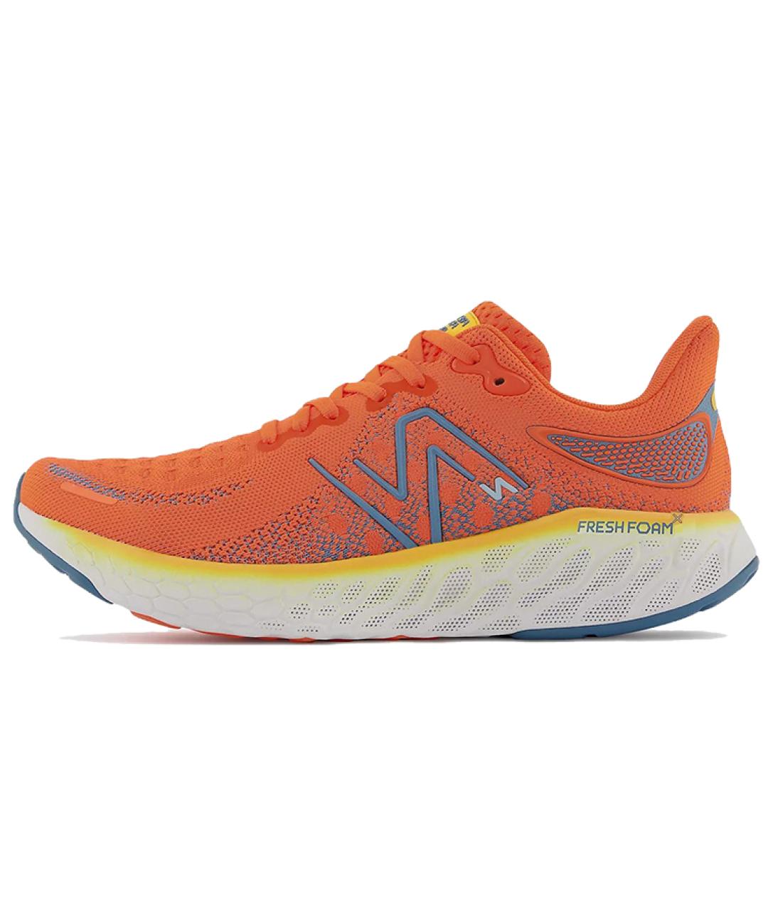 NEW BALANCE Оранжевые текстильные низкие кроссовки / кеды, фото 2